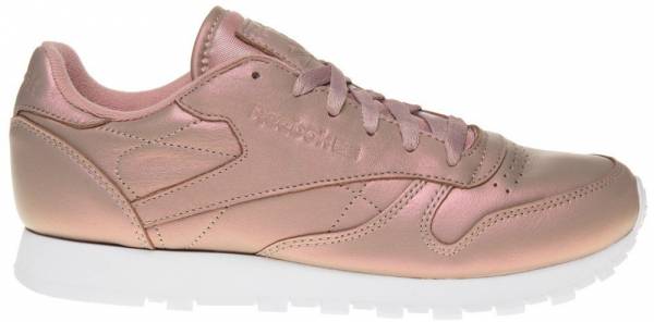 reebok classic pearlized rose gold