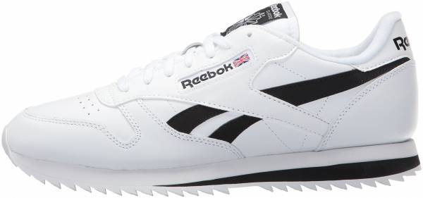 reebok classic leather black and white