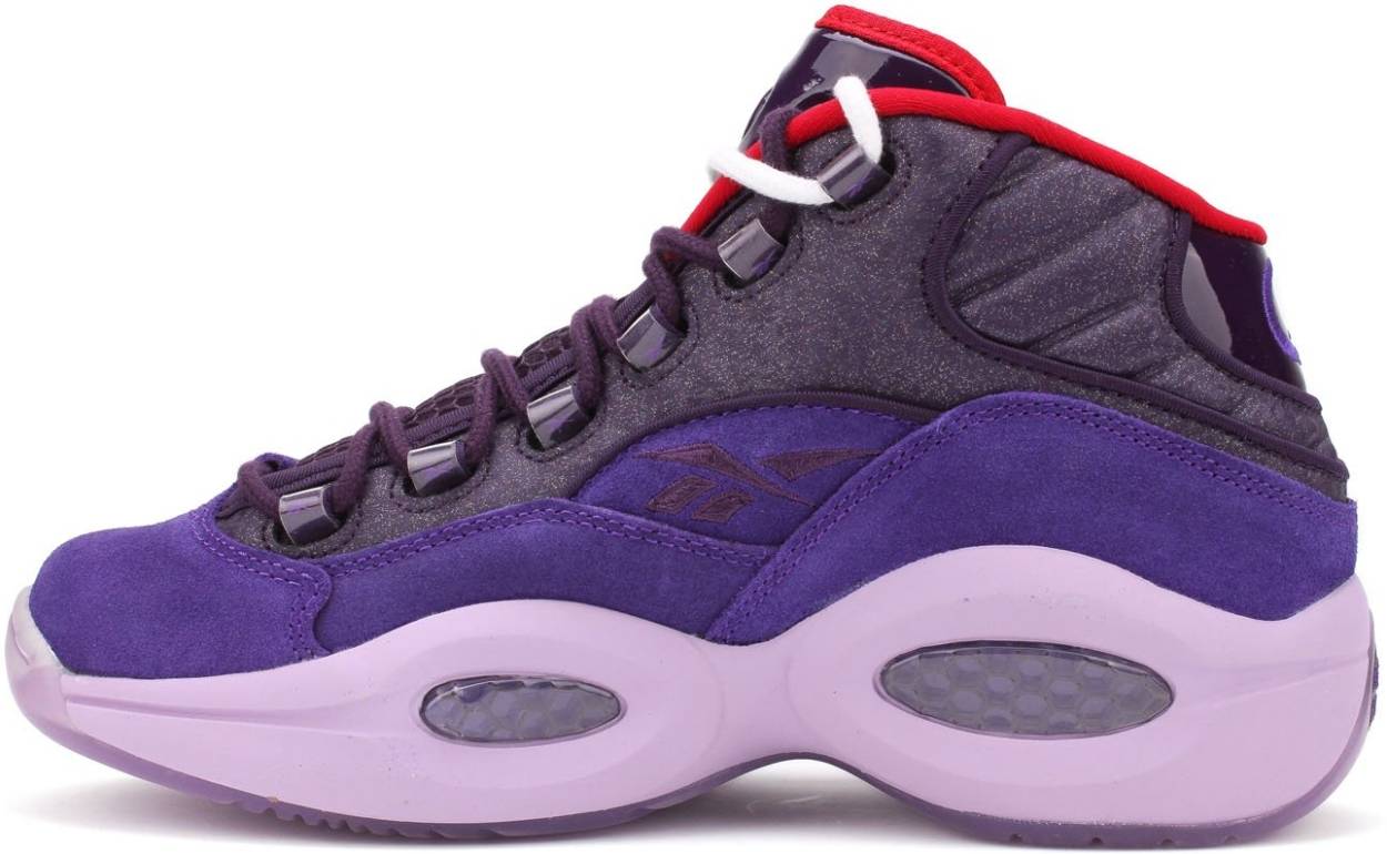 Purple Reebok Basketball Shoes (1 