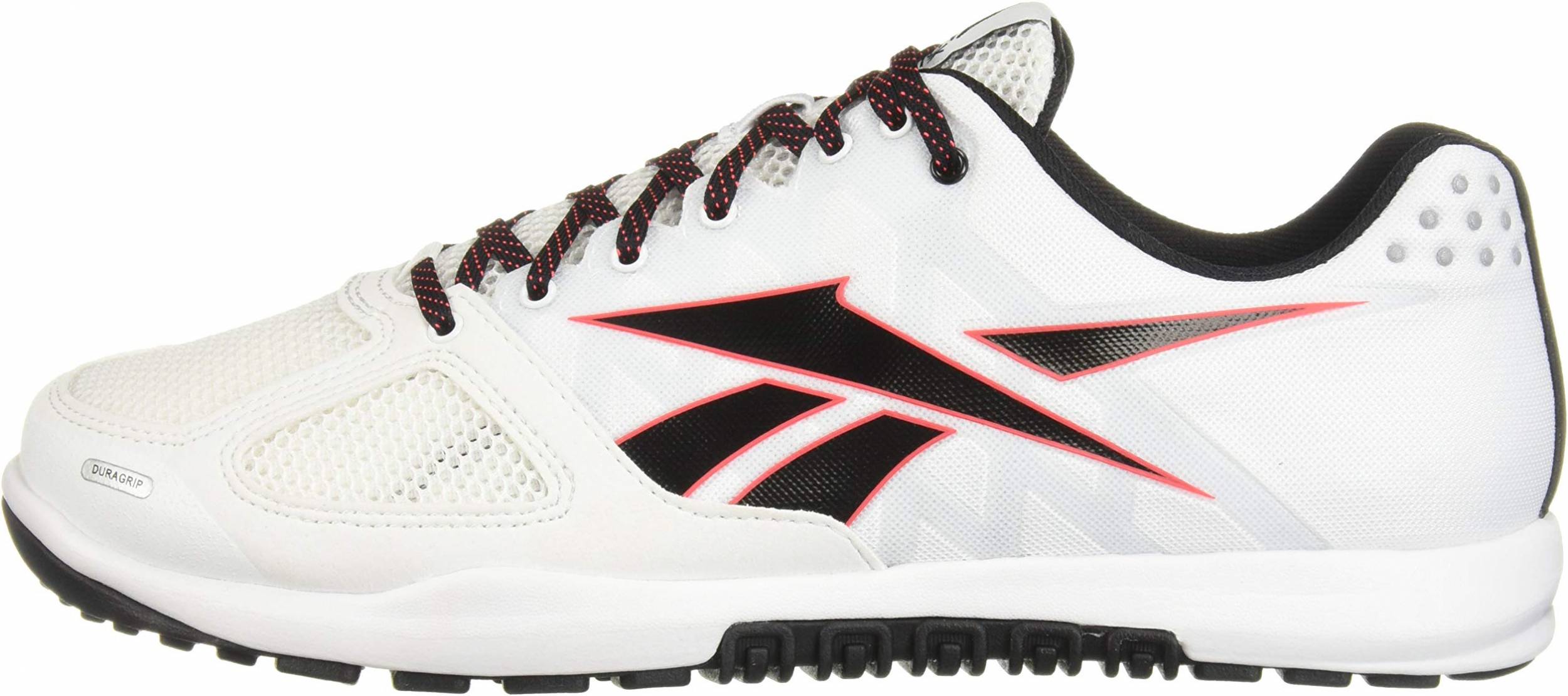 mens red reebok trainers