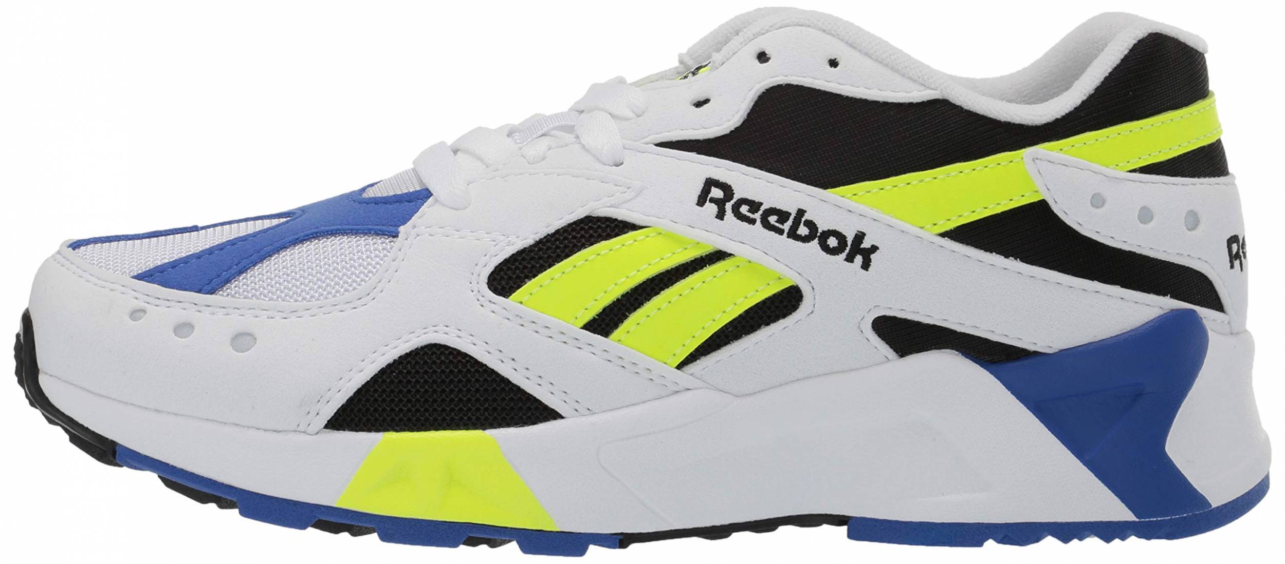 Reebok Aztrek White/Blue DV3900 Trainers Men Shoes Textile Synthetic 