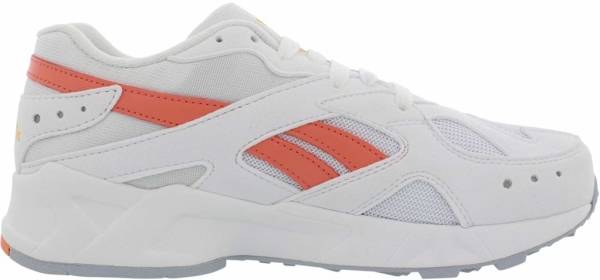 D Reebok Mens Aztrek White Low Top Running Shoes Sneakers 8 Medium BHFO 5803 