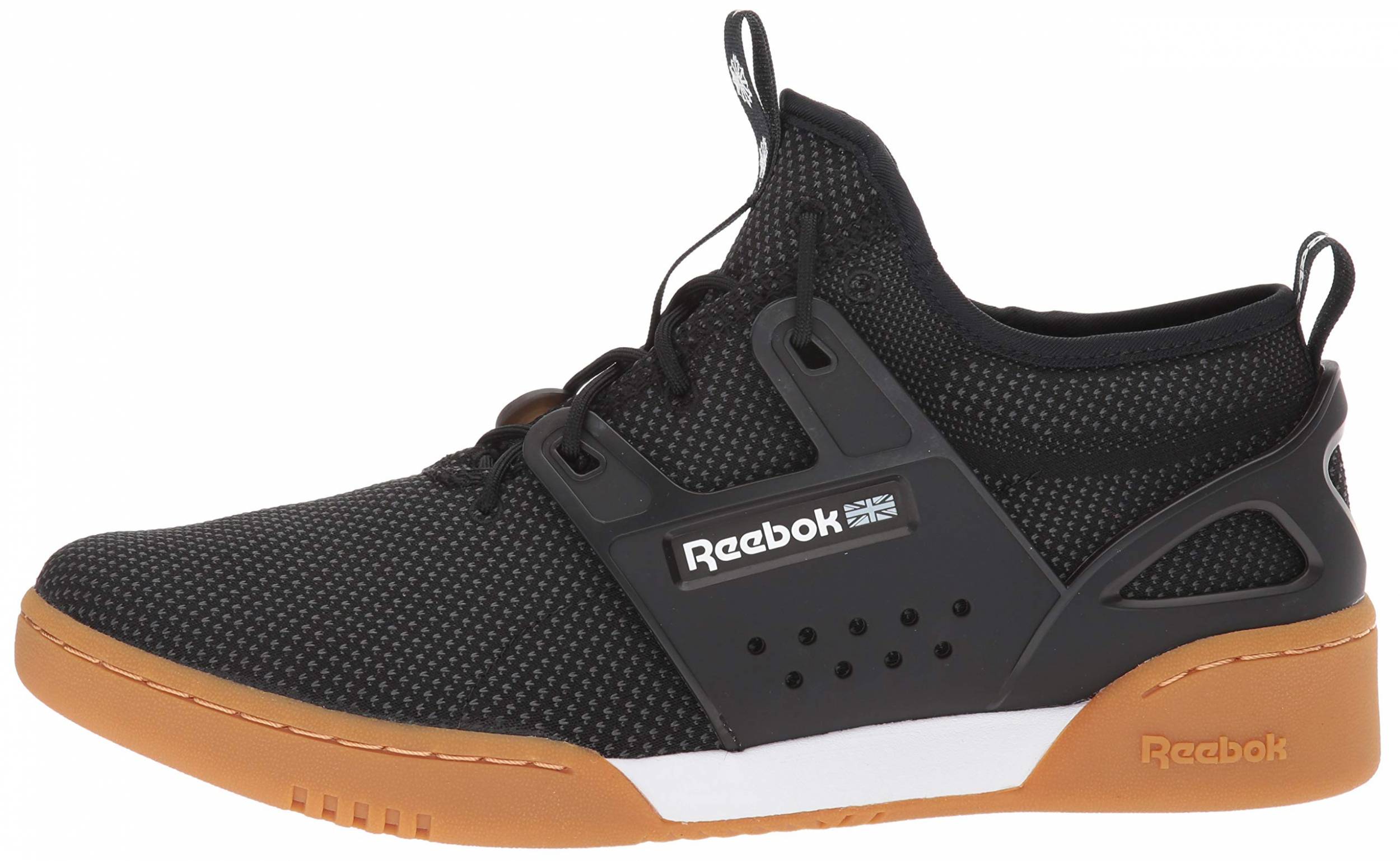 reebok shoes black and orange