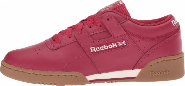 reebok classic workout clean trainers in pink