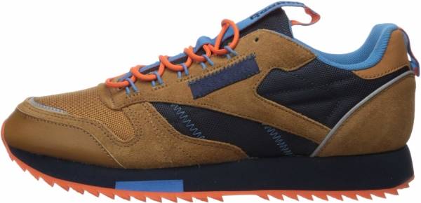 reebok brown leather shoes