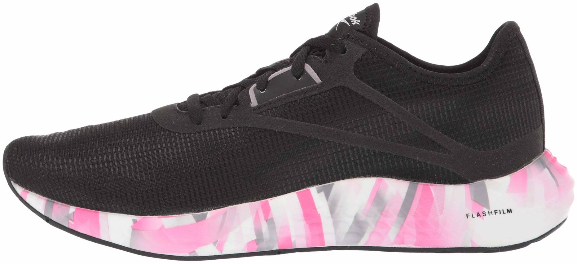 reebok pink running shoes