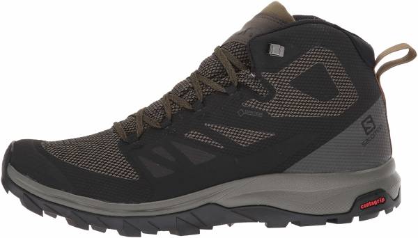 SALOMON Outline Mid Gore-Tex L404763 Outdoor Hiking Trekking Trainers Boots Mens 