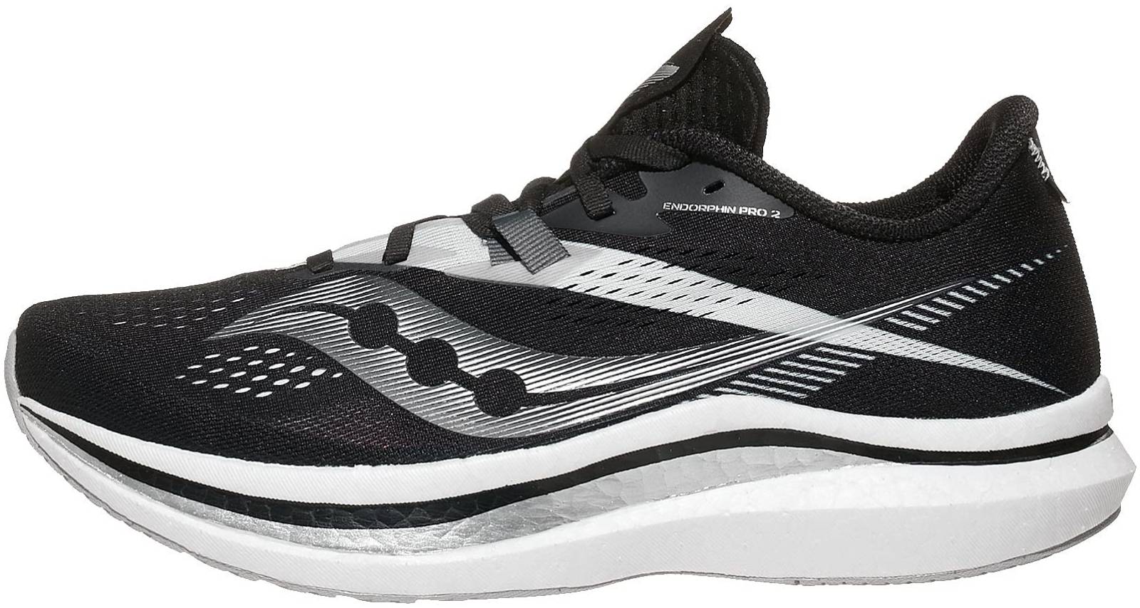 saucony black running shoes