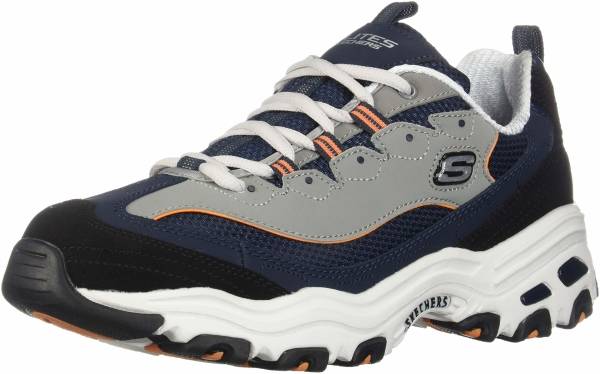 skechers d'lites homme or