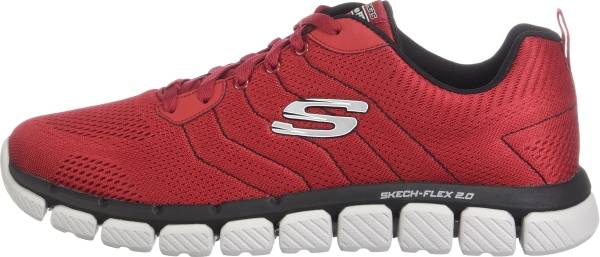 skechers red shoes men 