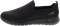 skechers skech knit lace up wedge w air cooled - Black Textile Trim (5460012)