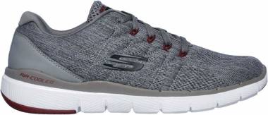 skechers flex agoura mens trainers