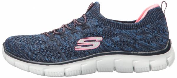 pink and blue skechers
