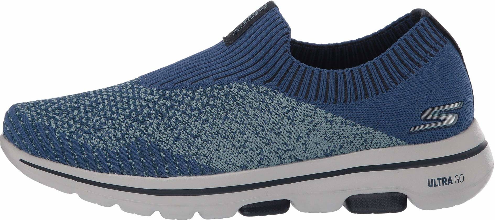 navy blue walking shoes