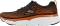 Skechers Max Cushioning Elite - Charcoal Leather Orange Synthetic Trim (CCOR)