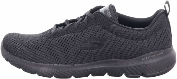 skechers white and gold flex appeal