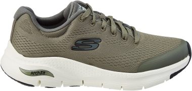 Skechers Arch Fit - Olive Textile Synthetic Trim (OLV)