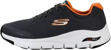 Skechers Arch Fit - Charcoal/Orange (CCOR)