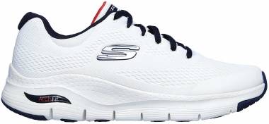 Skechers Arch Fit - White Navy (WNV)