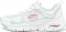 Skechers Arch Fit - White/Green/Pink (14956WMLT)