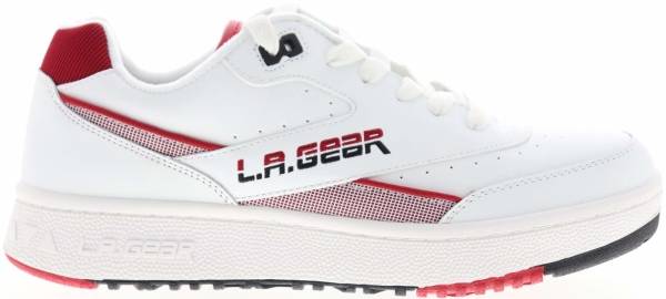 Skechers L.A. Gear - Hot Shots Low - White/Black/Red (WHIB)