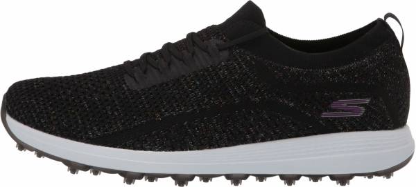 black glitter skechers