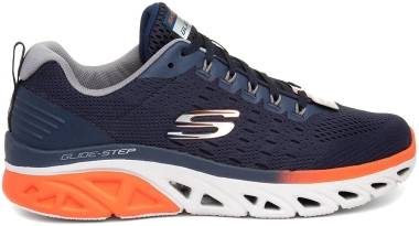 Sandalen SKECHERS New Sesh 119185 WHT White - Arancio Navy (908)