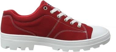 Skechers Roadies-True Roots - Red Canvas White Leather Trim Red (600)