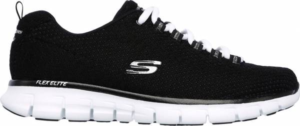 sketchers black and white