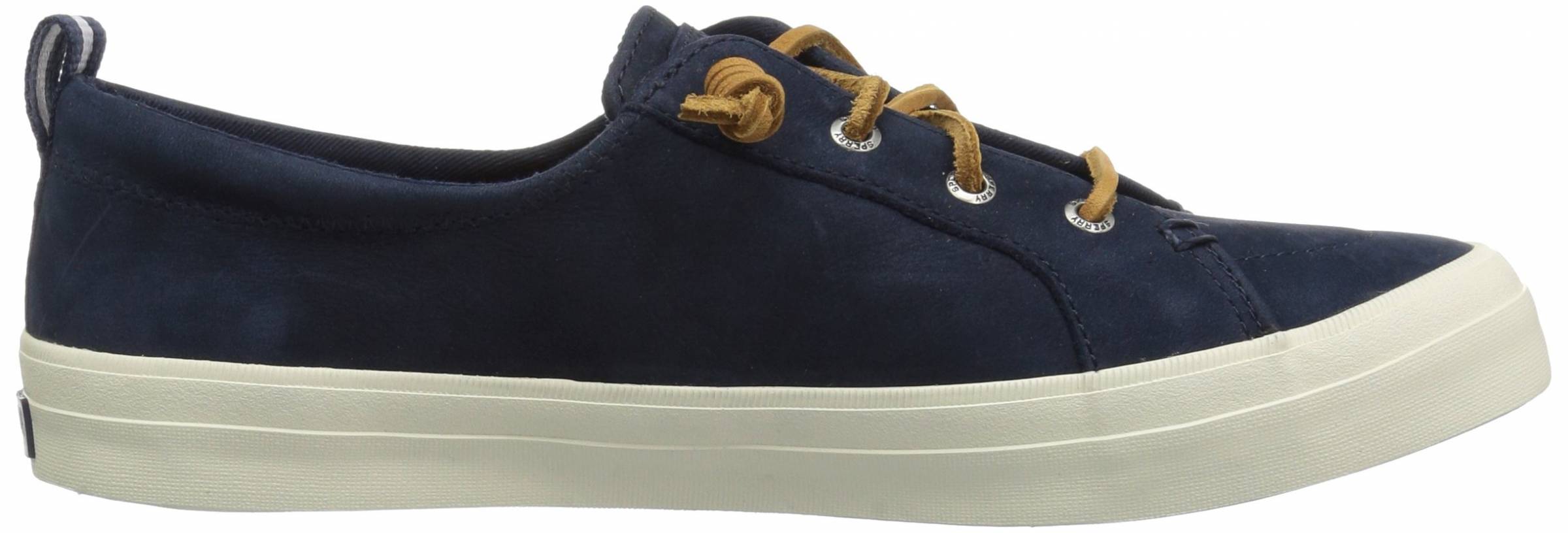 sperry crest vibe leather sneaker black