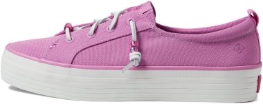 Sperry Crest Vibe Platform skate Sneaker - Pink Beaded (STS88737)