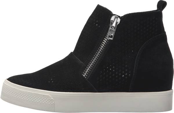 steve madden black suede sneakers