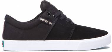 buscemi white high-top sneaker - Black/White (08029023)