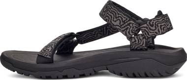 Alexander McQueen flatform sole ankle boots - Layered Rock Black/Grey (1019234LRBG)