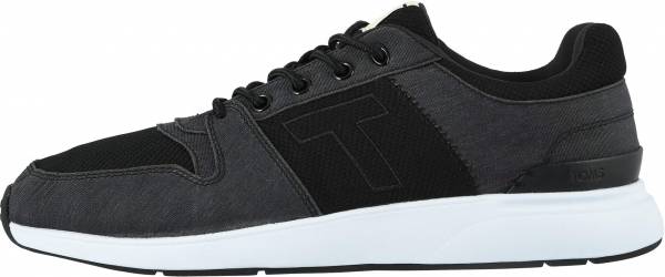 black canvas with shiny woven women's arroyo sneakers