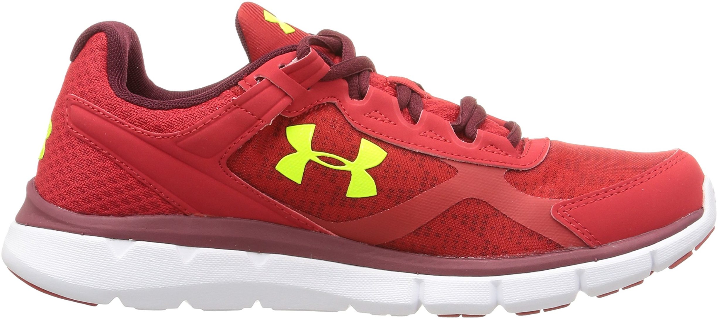 under armour red running shoes