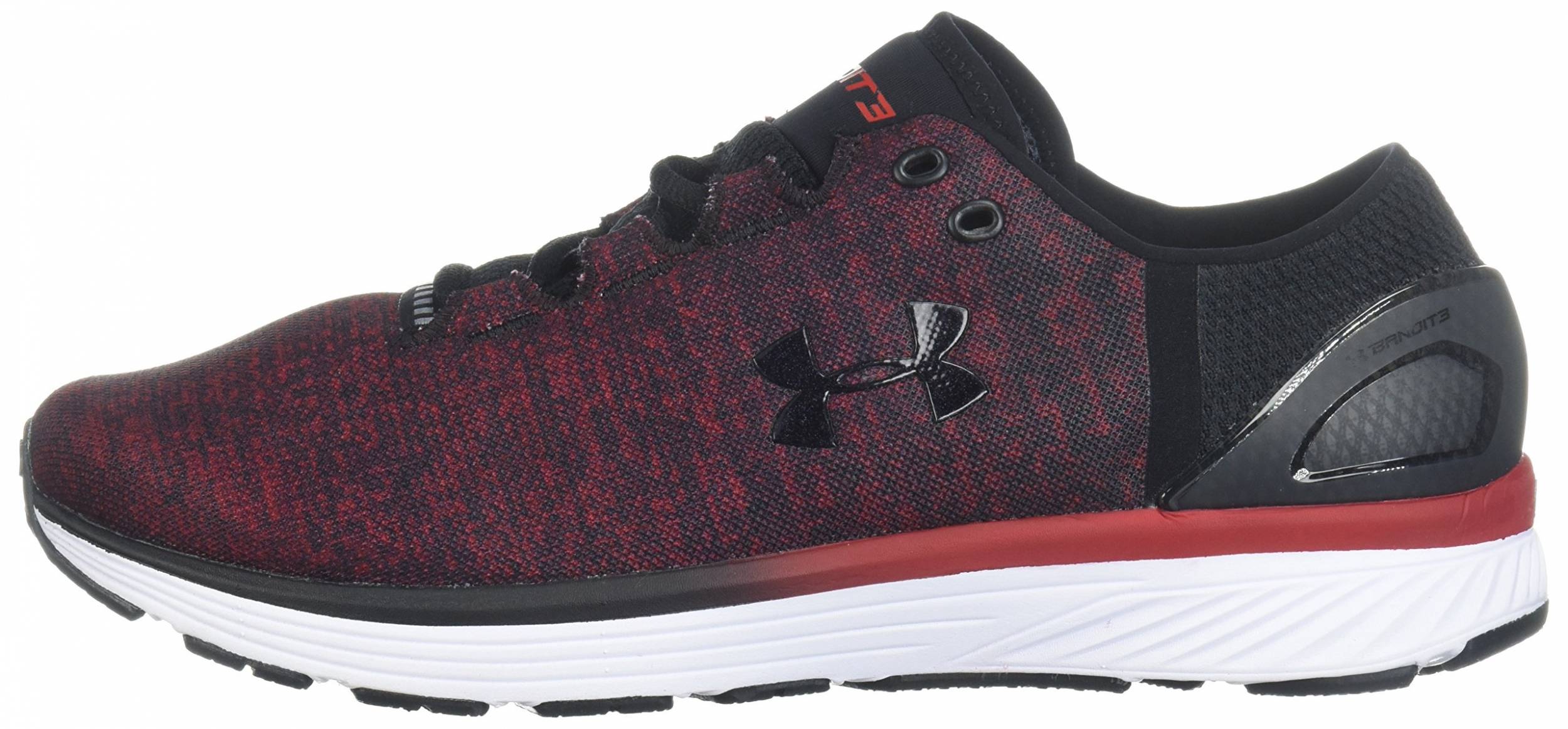 under armour charged red and black
