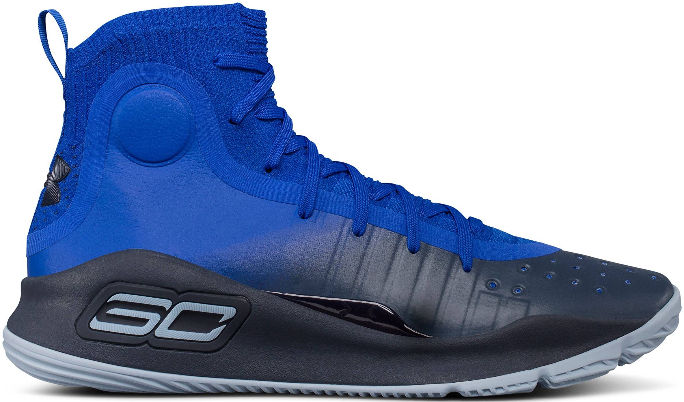 steph curry shoes white and blue
