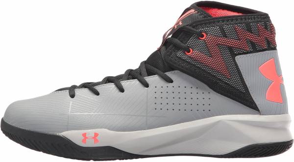 under armour grey basketball shoes