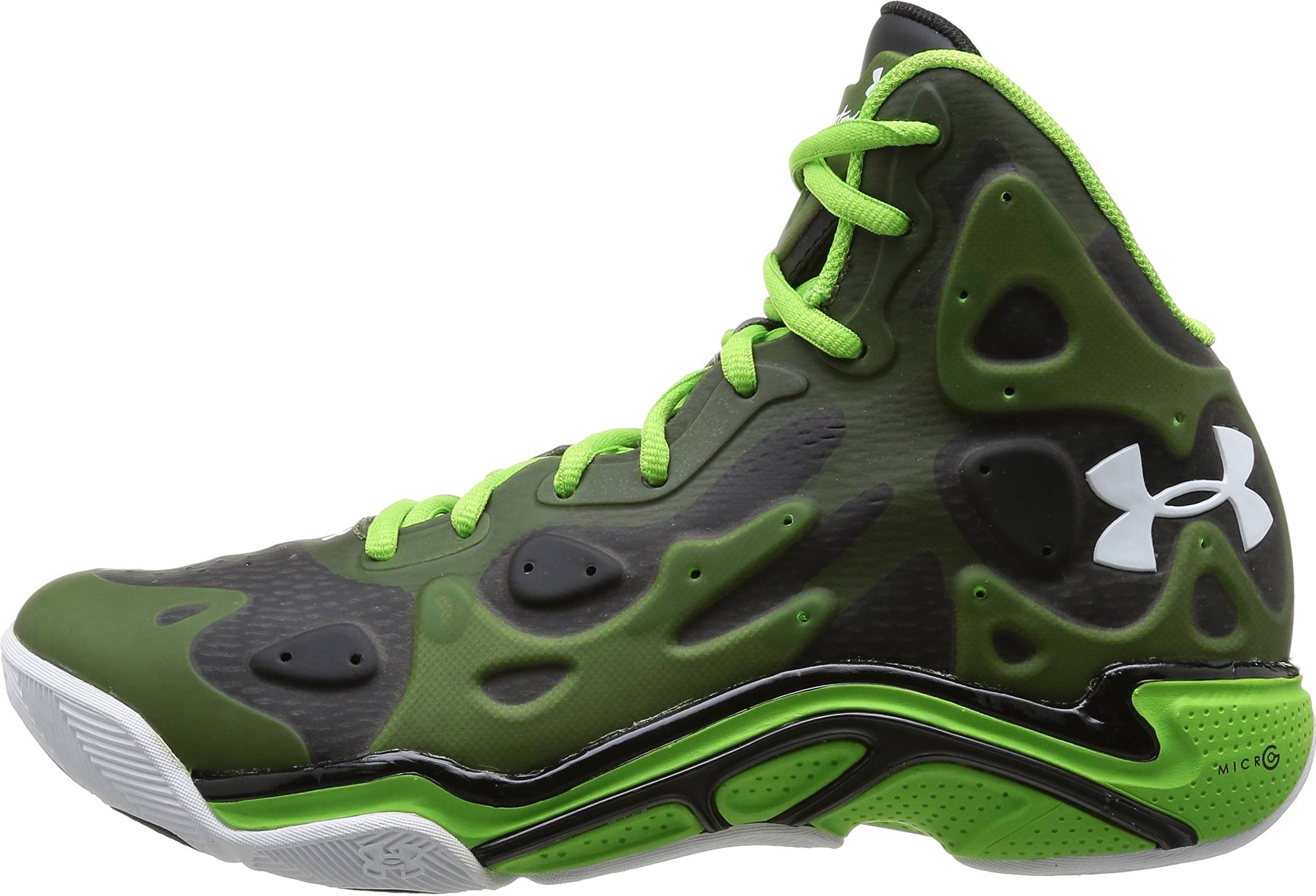 green under armour basketball shoes