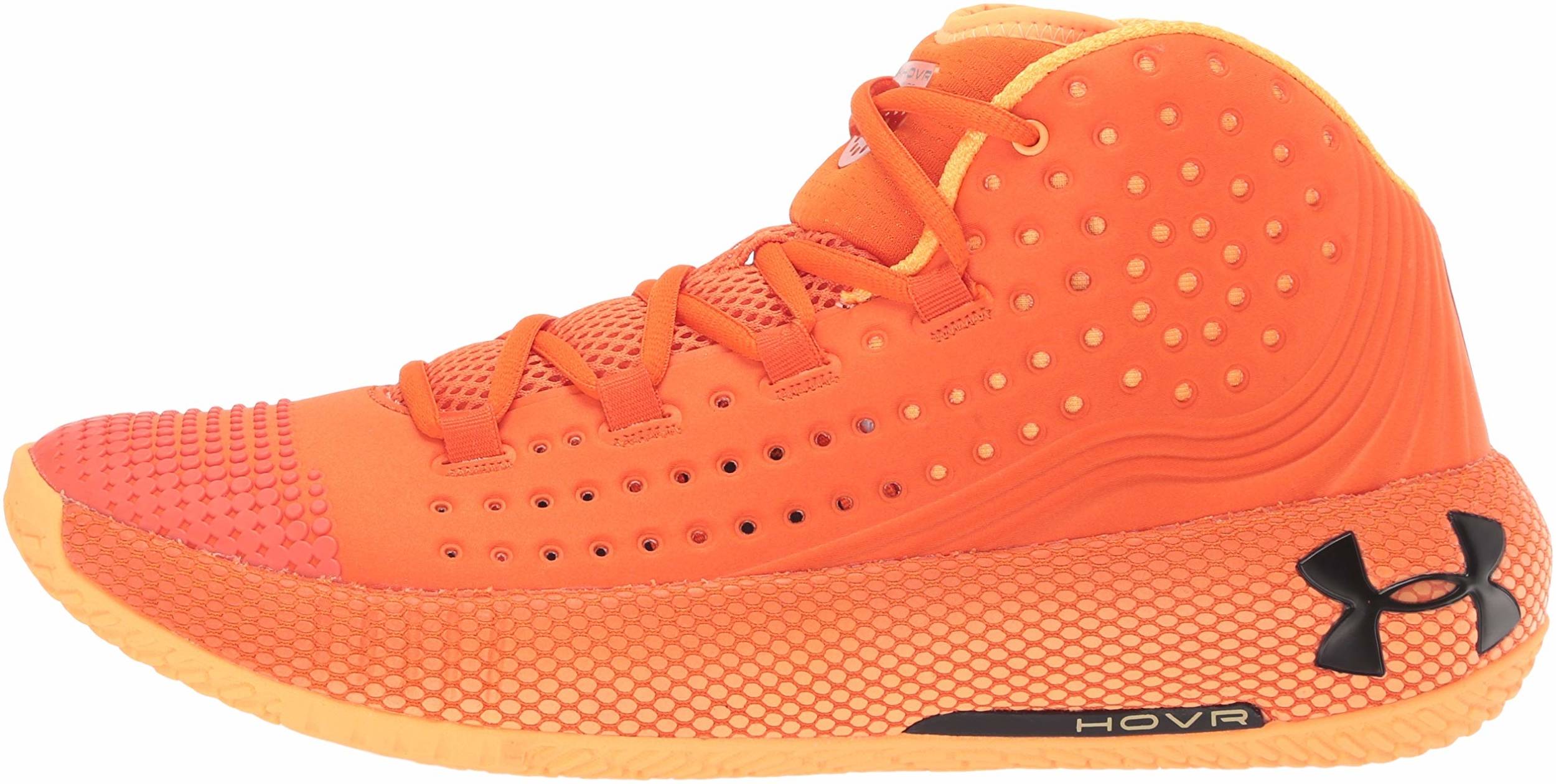 Orange Under Armour Basketball Shoes 