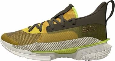 Under Armour Curry 7 - Zeppelin Yellow/Summit White-Mountain Brown (3021258701)