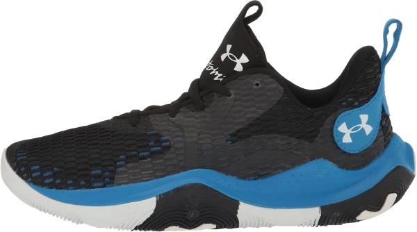 Blue and black sales under armour basketball shoes