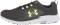 Under armour grises Charged Assert 9 - Black/white (3024852101)