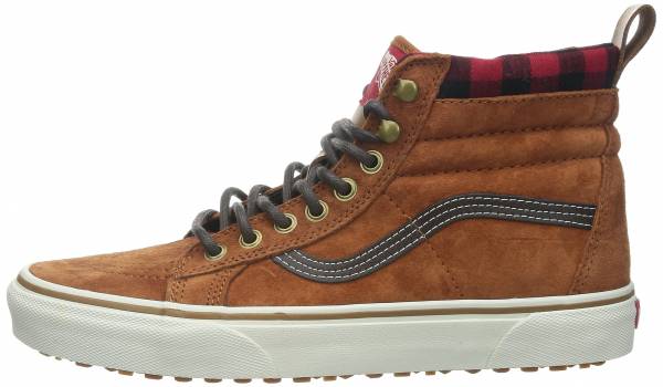 vans mid tops womens Brown