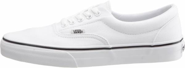 all white vans era shoes