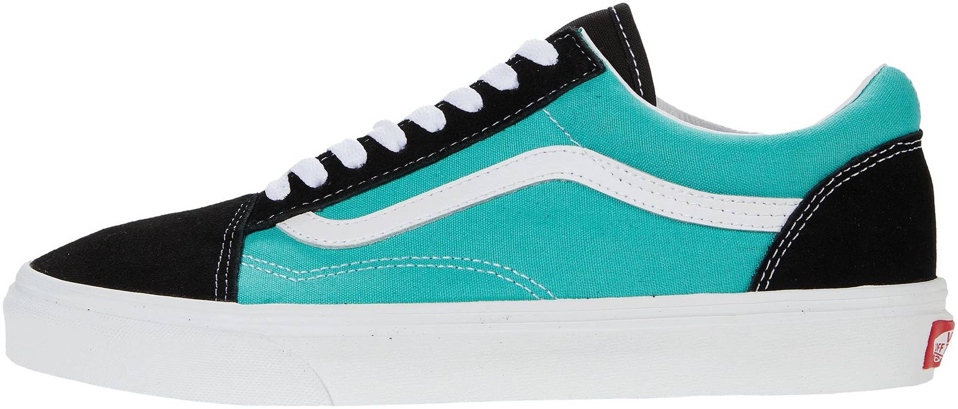 turquoise blue vans