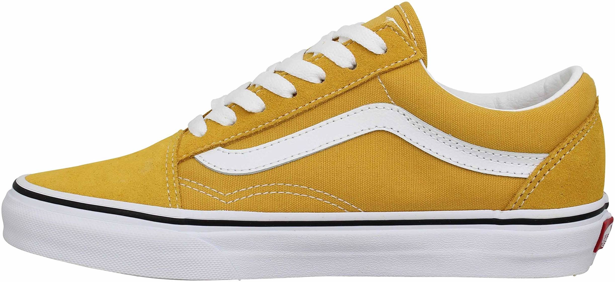 low top vans yellow