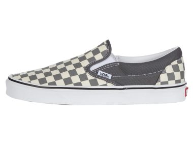 Vans Checkerboard Slip-On - (Checkerboard) Pewter/True White (VN0A4BV3TB5)