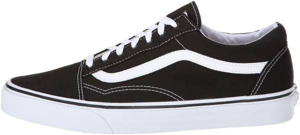 vans canvas black and white